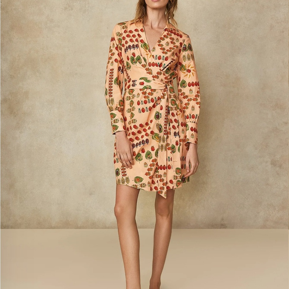 Pearl Multicolor Floral Long Sleeve Dress